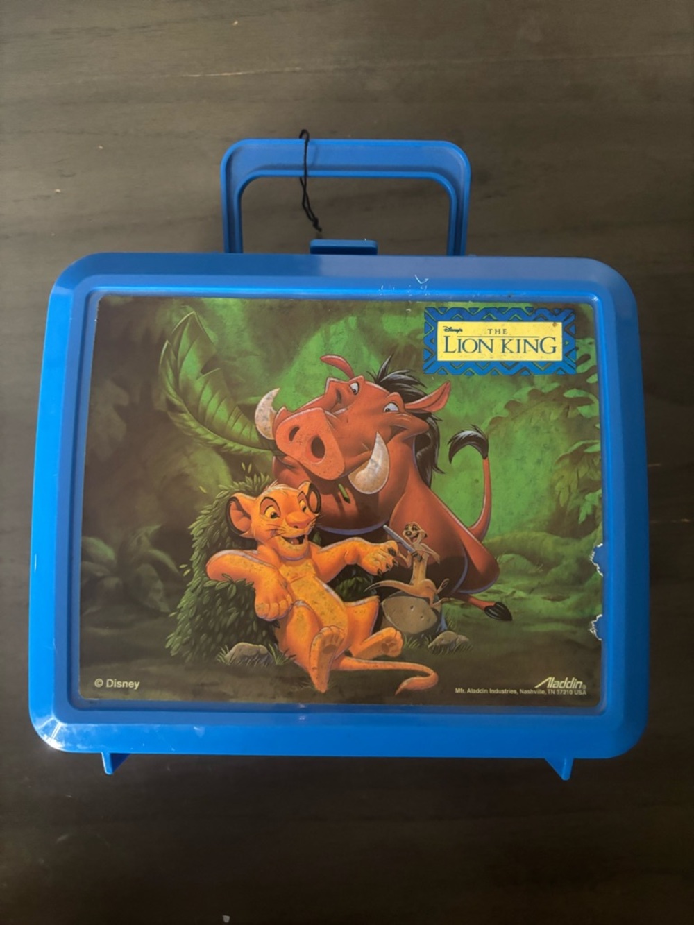 Vintage Disney Lunch Box Aladdin The Lion King